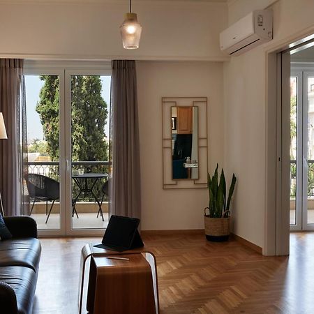 Chic One Bd Apartment With Hilton View Атина Екстериор снимка